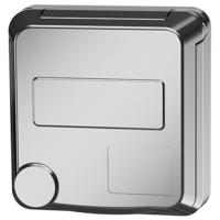 MENNEKES  Tomada de painel Cepex, aluminio branco 4478