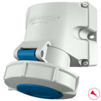 MENNEKES  Tomada de pared com TwinCONTACT  9151