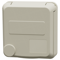 MENNEKES  Tomada de painel Cepex SCHUKO®, branco pérola 4571