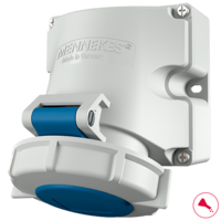 MENNEKES  Tomada de pared com TwinCONTACT  9105