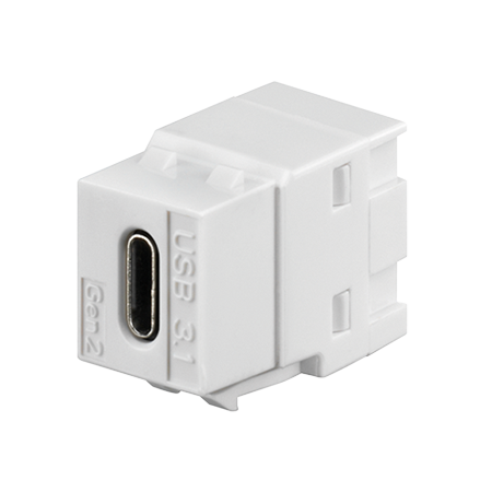 MENNEKES Módulo Keystone USB 3.1, TIPO C, branco puro 41579